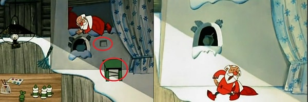 7. Вопрос на засыпку: кто утащил табуретку? Ответ: тот же, кто законопатил квадратное углубление в печке