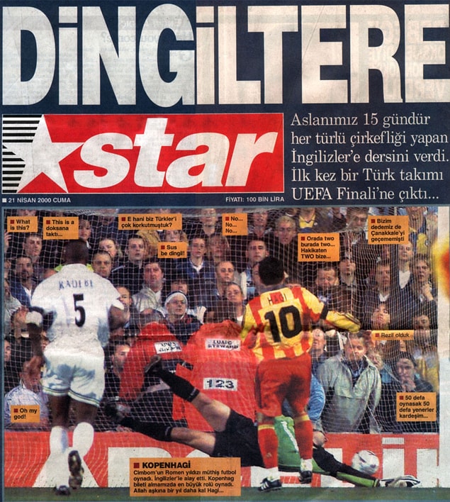Yine aynı dönem Star Gazetesi'nin attığı DİNGİLTERE başlığı da tepkilerin odağı oldu ve Yılmaz Özdil'in ismi yeniden anılmaya başlandı.