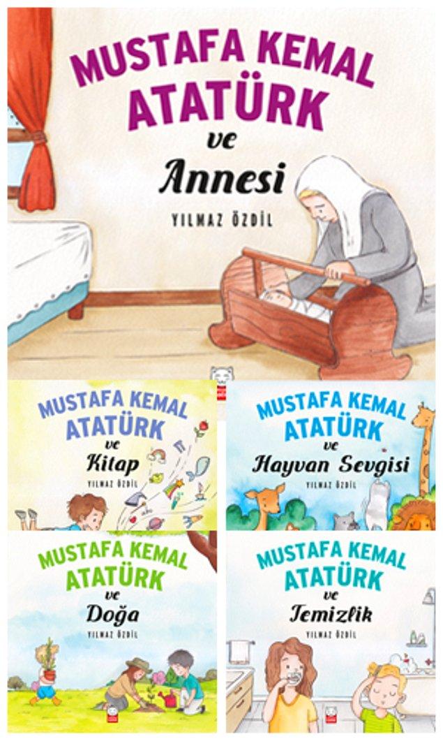 Kitaplarının vazgeçilmez konusu olan Mustafa Kemal Atatürk'ü, çocuklar için de seri haline getirmesiyle dikkatleri iyice çekmeye başladı.