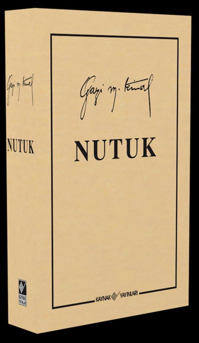 Okul kütüphanelerine ücretsiz dağıtılan 20.000 adet o kitap Mustafa Kemal Atatürk'ün ölümsüz eseri Nutuk...