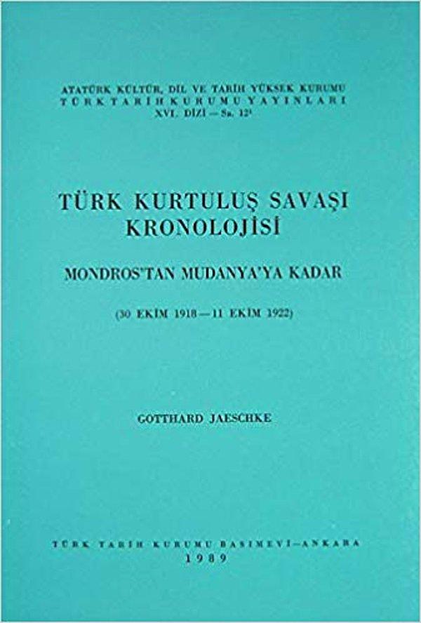 15. Türk Kurtuluş Savaşı Kronolojisi-1 - Gotthard Jaschke - 8 TL