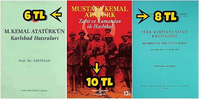 Mustafa Kemal Atatürk'ü Her Yönüyle Kavramanızı Sağlayacak, 2.500 TL'den Katbekat Ucuz En İyi 20 Kitap