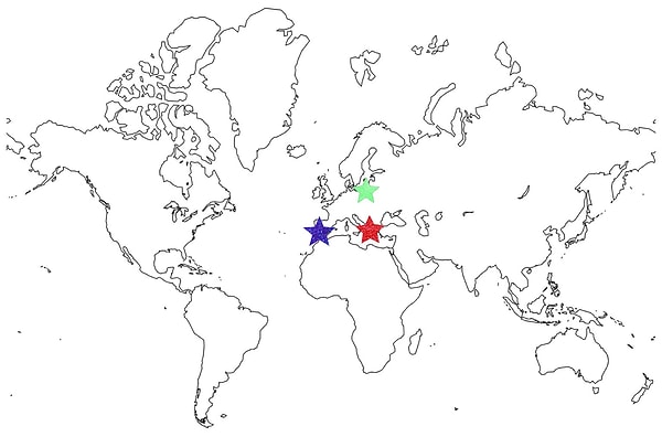 12. Вы точно слышали о Салониках, правда же? Но вспомните ли вы, где это место на карте мира?