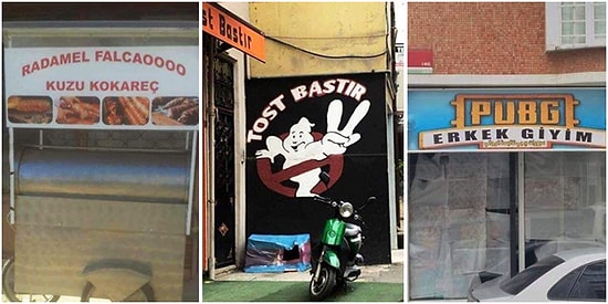 Popüler Kültür Ögelerinden Faydalanıp Köşeyi Dönmek İsteyen Esnaflardan Birbirinden Absürt 17 Garip İsim
