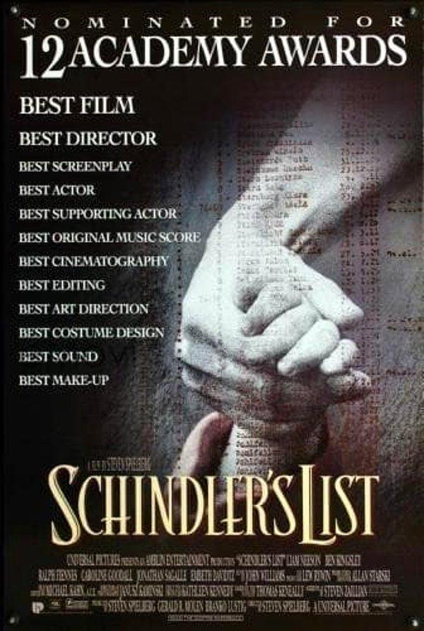8. Schindler's List - 1993