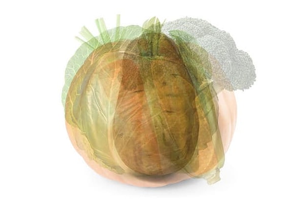 5. Какой овощ вы увидели тут?