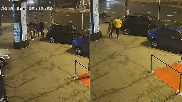 “Saldırganı kontrol altına aldıktan sonra kadını bir taksiye bindirerek olay yerinden uzaklaştırdık ancak polisi çağırmamızı istemedi. Ne yazık ki ülkemizde kadına yönelik şiddet çok sık yaşanıyor”