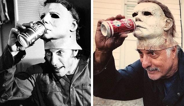 6. Here’s the actor that played Michael Myers in the original Halloween from 1978 playing him again 40 years later in 2018.