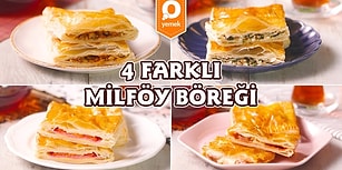 Çat Kapı Gelen Misafirlere Şipşak 4 Farklı Milföy Böreği Nasıl Yapılır?