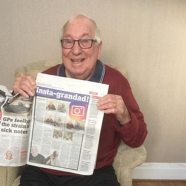 9. Дочь мужчины посоветовала ему открыть свой собственный аккаунт для поддержания мотивации, и это сработало!