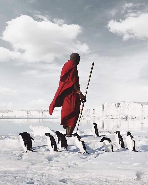 31. Когда устал от жары и прилетел в отпуск освежиться