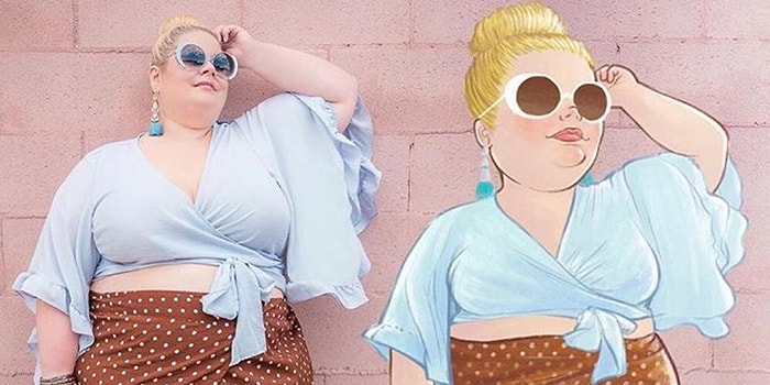 Территория «пышек»: Бразильский художник прославляет красоту женщин с формами