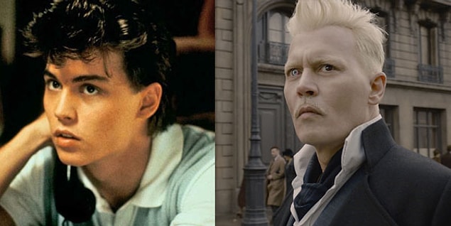 11. Johnny Depp - A Nightmare on Elm Street (1984) / Fantastic Beasts: The Crimes of Grindelwald