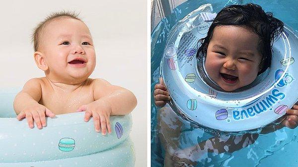 1. Bebekler için şişirilebilir yastıklar ve banyo küvetleri: