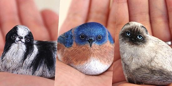 Japanese Artist Turns Stones Into Animals And They're Extremely Cute!