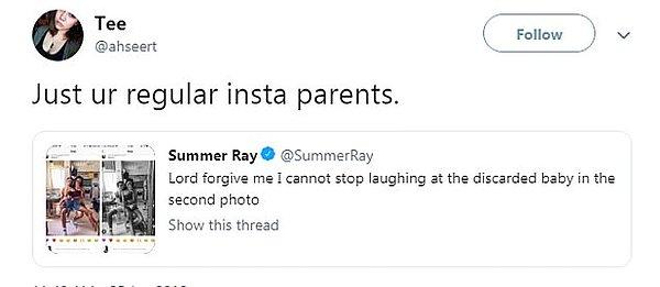 "Klasik Instagram ebeveynleri."