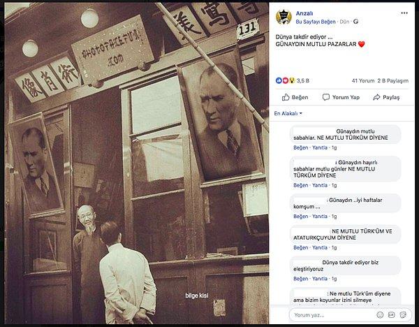 3. "Fotoğrafın Çin’deki bir dükkanda asılı Atatürk posterlerini gösterdiği iddiası."
