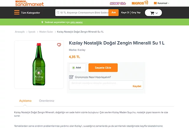 Fakat Kızılay Doğal Maden Suyu şişelerinden kaldırılan “Türk Kızılayı” yazısının yerini Arapça bir etiketin aldığı iddiası doğru değil.