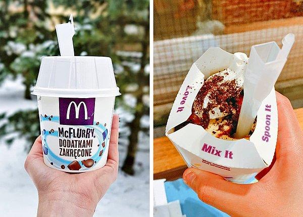4. McDonald's dondurmalarının kaşıklarının sapı neden kare şeklinde?