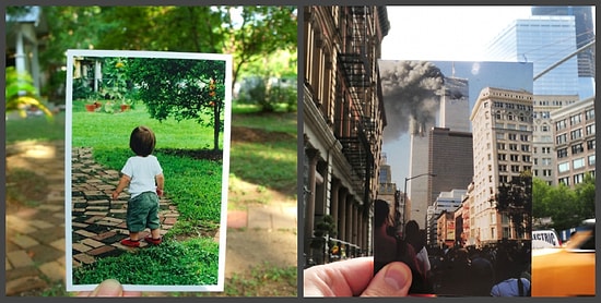 Фотографии, сделанные спустя годы на том же месте становятся очень популярными