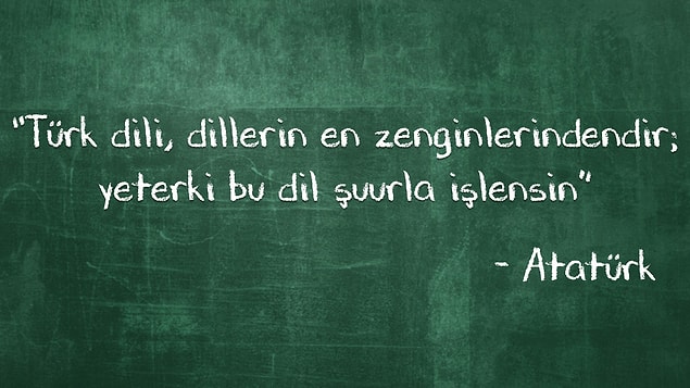 #7 Atatürk'ün özdeyişinde "-ki" bağlacının kullanımı: