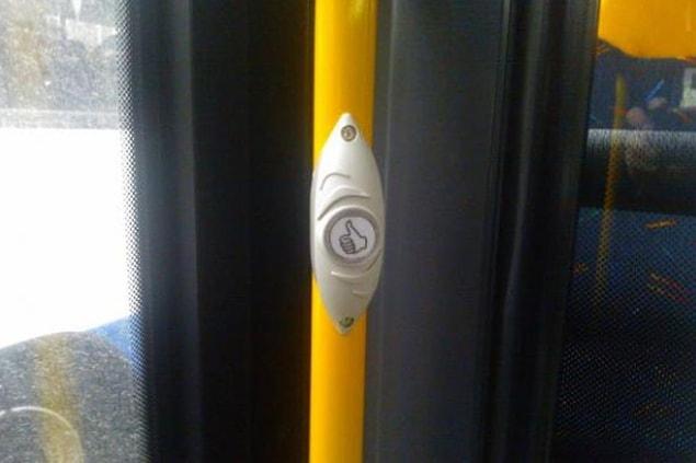 7. In Finland, you can thank to the bus driver before leaving with this button!