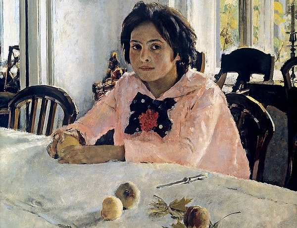 10. Знаменитую картину "Девочка с персиками" нарисовал...