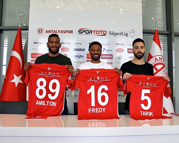 Amilton, Tarık Çamdal, Fredy ➡️ Antalyaspor