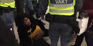 Hamile Kadını Zorla Metrodan İndirerek Şiddet Uygulayan Güvenlik Görevlilerinin Tepki Çeken Görüntüleri