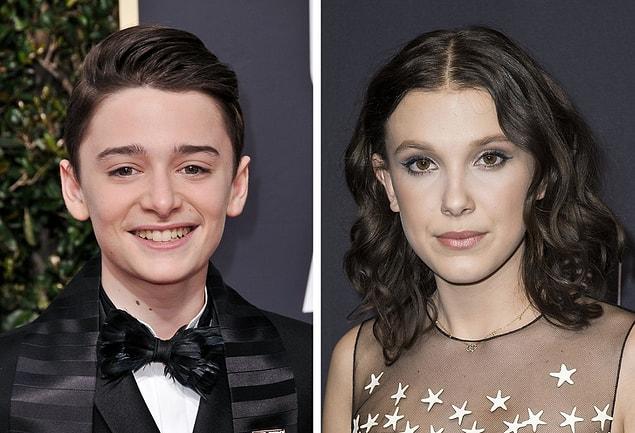 6. Noah Schnapp and Millie Bobby Brown — 14 years old