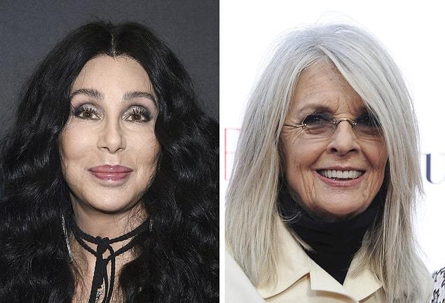 16. Cher and Diane Keaton — 72 years old
