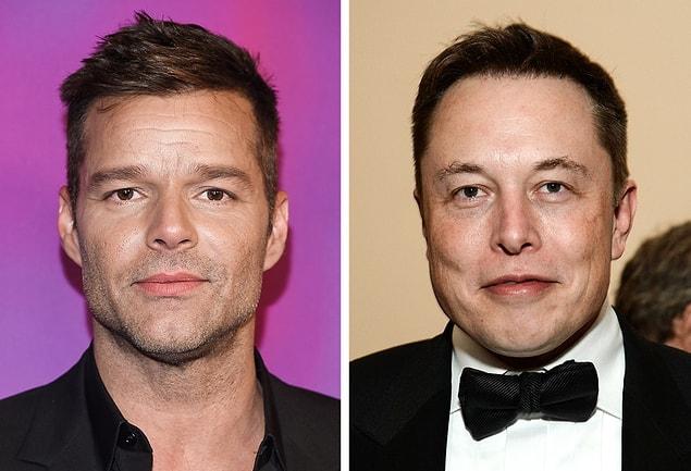 14. Ricky Martin and Elon Musk — 47 years old