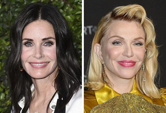17. Courteney Cox and Courtney Love — 54 years old