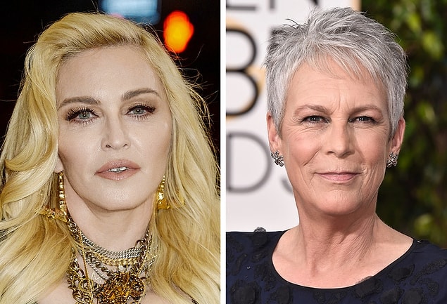 19. Madonna and Jamie Lee Curtis — 60 years old