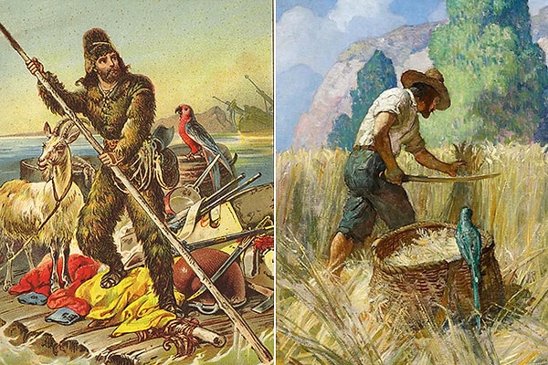 12. Сколько лет Робинзон Крузо прожил на необитаемом острове?