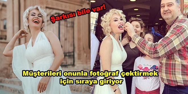 Marilyn Monroe'ya Benzetildiği İçin Türkiye'nin Dört Bir Yanından Ziyaretçisi Olan Mardin'in "Marilyn Monroe"su: Melek Akarmut