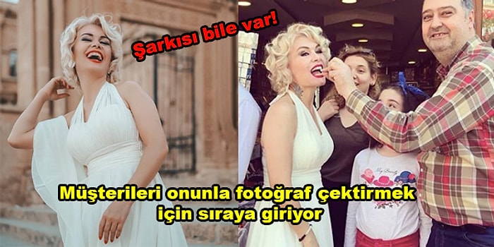 Marilyn Monroe'ya Benzetildiği İçin Türkiye'nin Dört Bir Yanından Ziyaretçisi Olan Mardin'in "Marilyn Monroe"su: Melek Akarmut