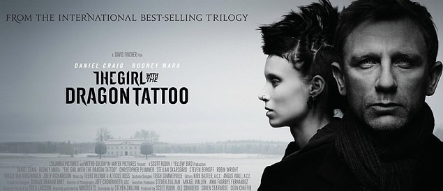 7. The Girl with the Dragon Tattoo - IMDb Puanı: 7.8
