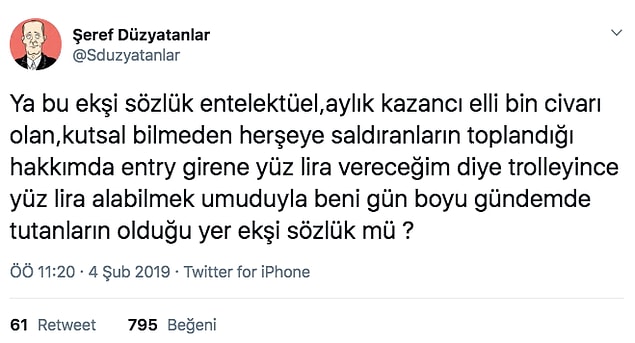 Tabii eleştiride de bulundu.