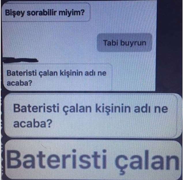1. Bateristi kim çaldı! Konser başlayacak şimdi...