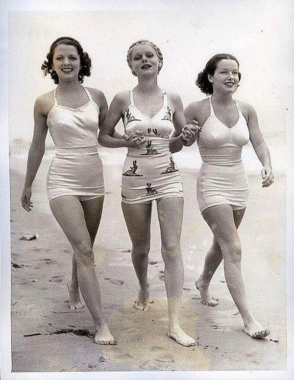 4. 1920'lerin plaj modası.