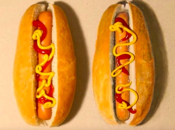 5. Сможете найти нарисованный хот-дог?