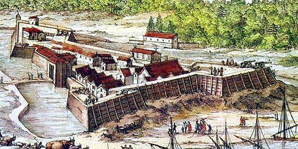 12. Назовите первое французское поселение в Северной Америке: