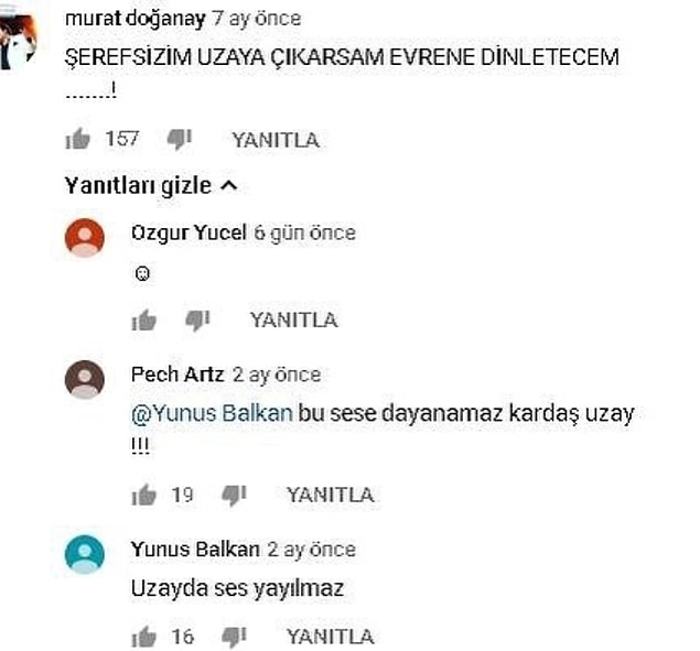 1. Merhaba ben heves kıran.