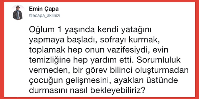 Olan Yine Annelere Oldu! Emin Çapa'nın Oğlunun Bir Yaşındayken Ev İşlerine Yardım Etmesi Sosyal Medyayı Salladı