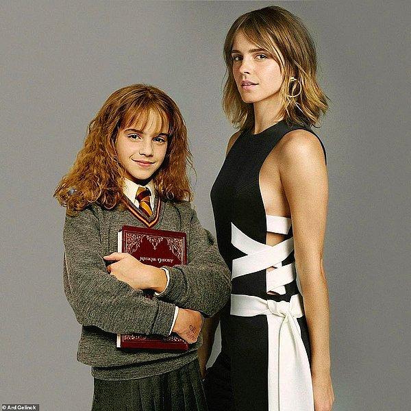 Bizim küçük, çok bilmiş Hermione'miz kocaman olmuş. Harry Potter ve Felsefe Taşı'nda ilk boy gösterdiğinde 11 yaşındaymış. Şimdi ise 28!