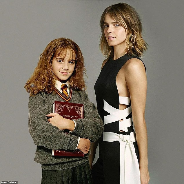 Bizim küçük, çok bilmiş Hermione'miz kocaman olmuş. Harry Potter ve Felsefe Taşı'nda ilk boy gösterdiğinde 11 yaşındaymış. Şimdi ise 28!