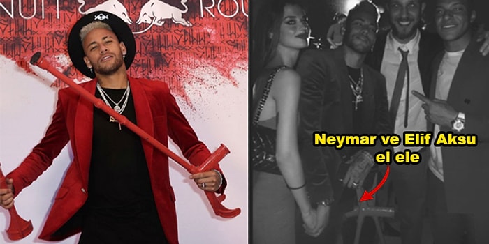 Futbolcu Neymar'la El Ele Fotoğraf Paylaşan Elif Aksu Sosyal Medyada Bomba Etkisi Yarattı!