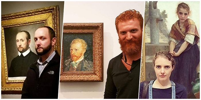 Sistem Hatası mı, Tesadüf mü? Gezdikleri Müzelerde Kendilerine Tıpatıp Benzeyen Tablolarla Karşılaşan İnsanlar