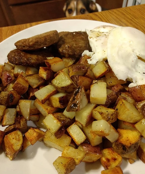 4. "Запеченный картофель и мясо? Да я это обожаю!"